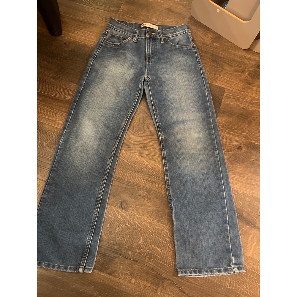 Levis 550 Relaxed Fit Jeans Kids Boys Size 14 Reg W27 L27 Medium‎ Wash Denim